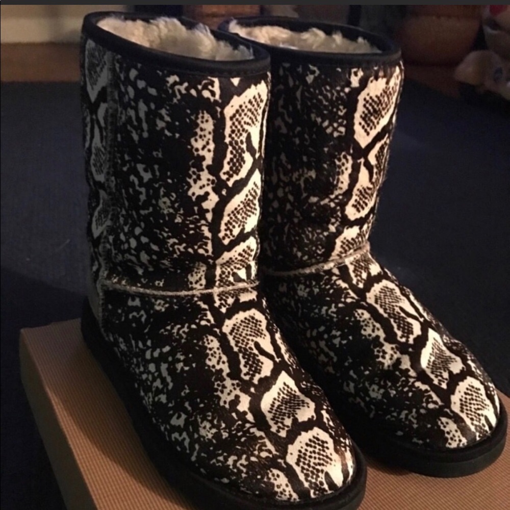 Snake Print Ugg Boots